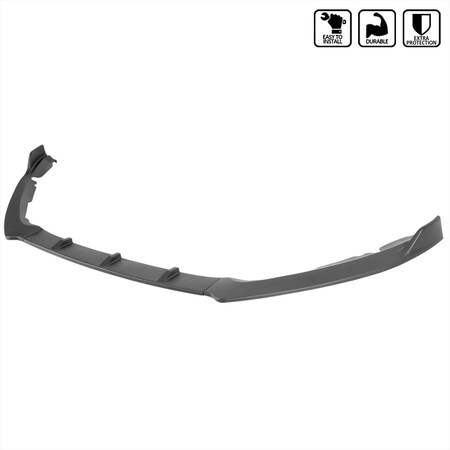 Spec-D Tuning FRONT BUMPER LIP MATTE BLACK LPF-FUS19BK-PQ